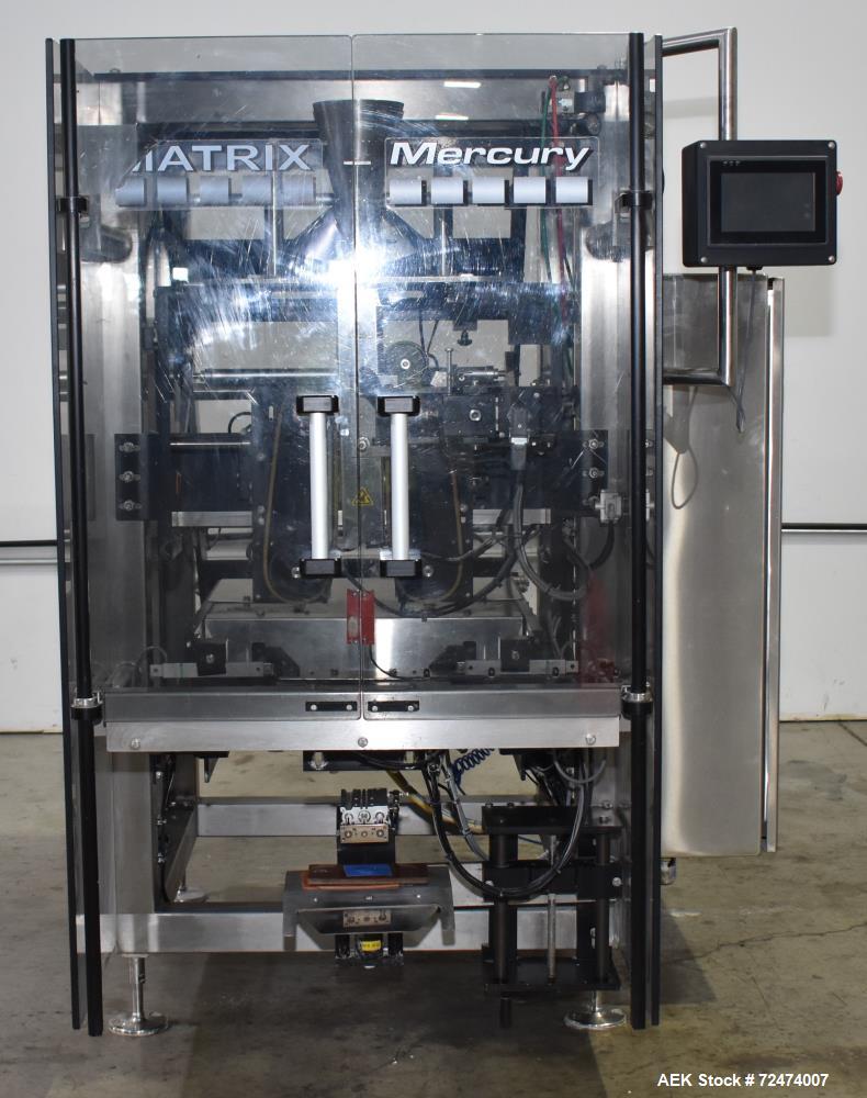 Used Matrix Packaging Mercury HS High Speed Vertical Form Fill with Gussetting
